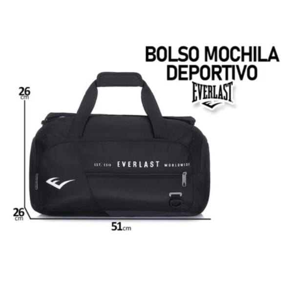 Bolso Mochila Everlast Warp 15872 - Deporte Viaje - Imagen 3