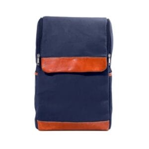 Bolso Mochila Morral Matero De Lona Y Cuero Modelo Amber Xl