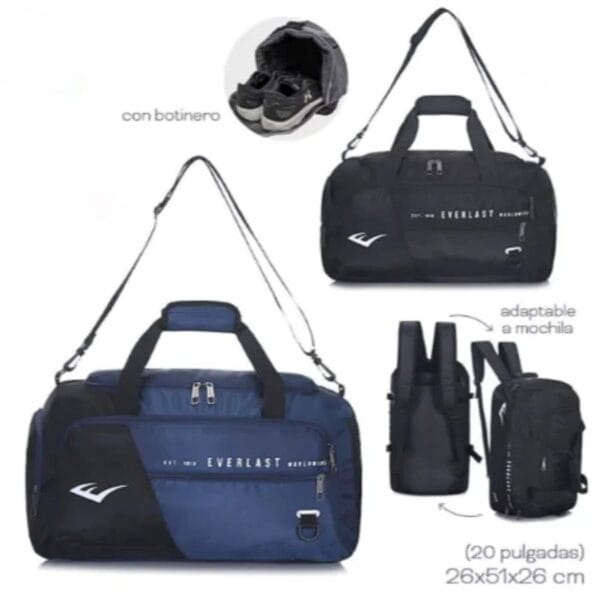 Bolso Mochila Everlast Warp 15872 - Deporte Viaje - Imagen 2